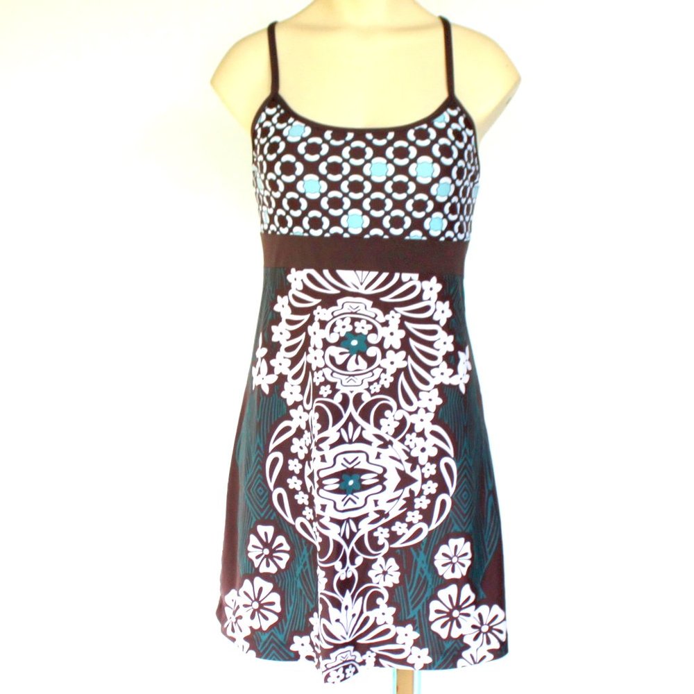 Athleta Strappy Swim Dress Floral Womens Sz XS - Picture 1 of 11